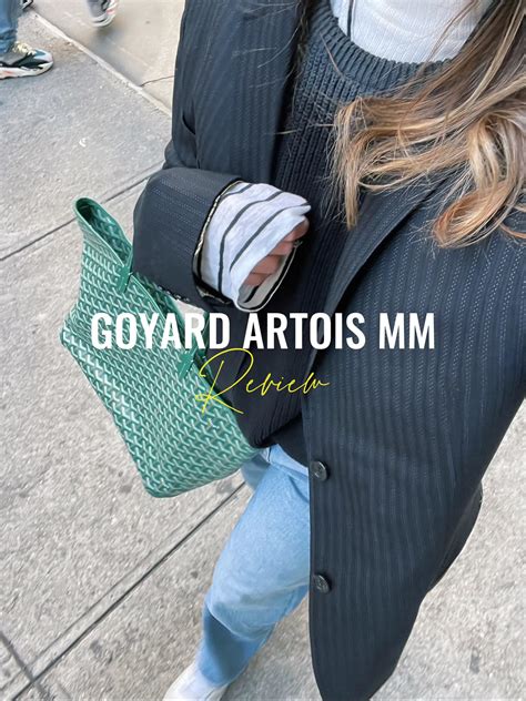 reversible goyard tote|goyard artois pm vs mm.